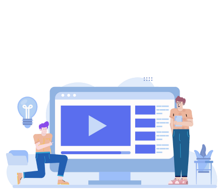 locução vsl em apresentação de vídeo ilustrada